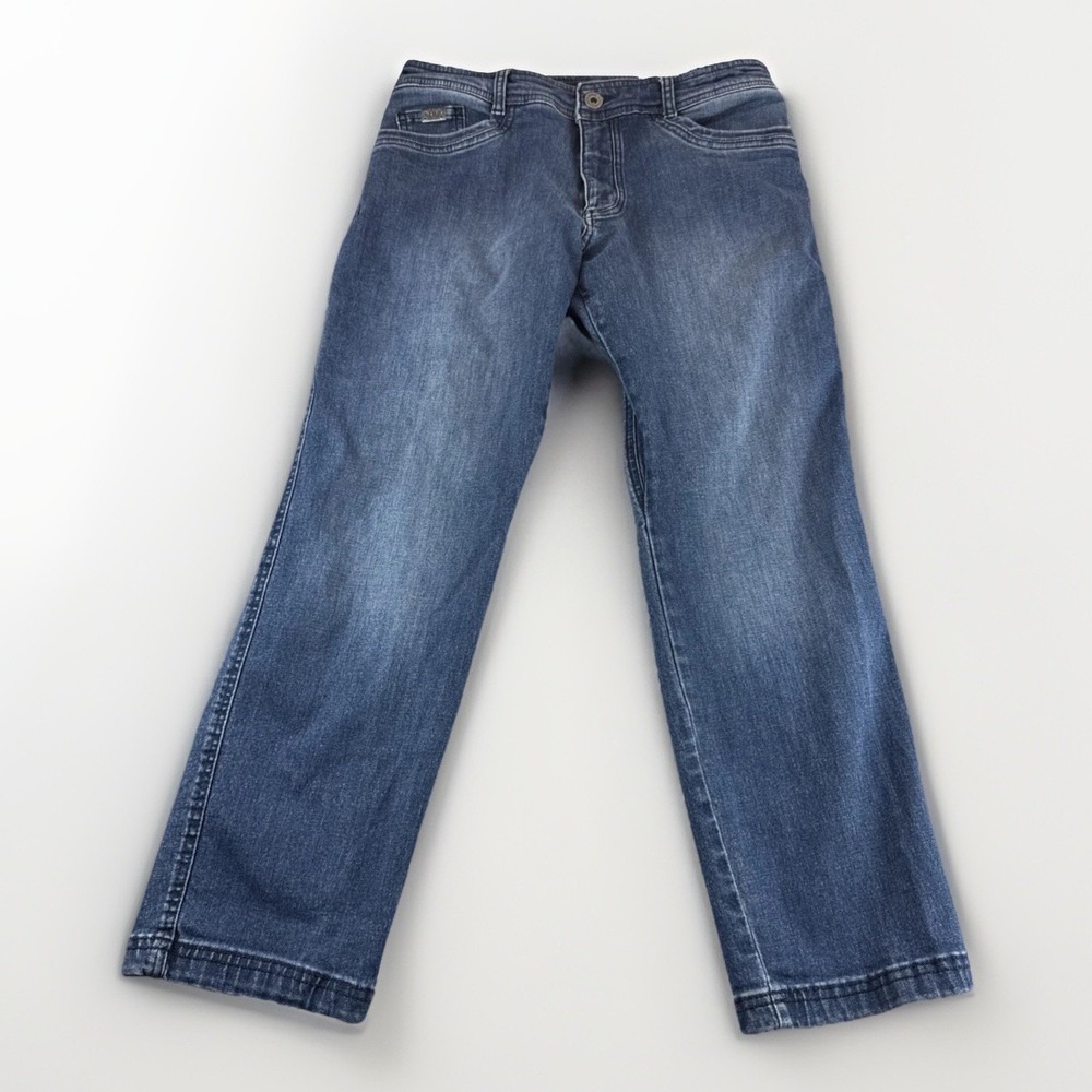 Kuhl Denim Klassik Jeans Mens 34x28 Organic Cotton Blue Pants Indigo Dye Stretch